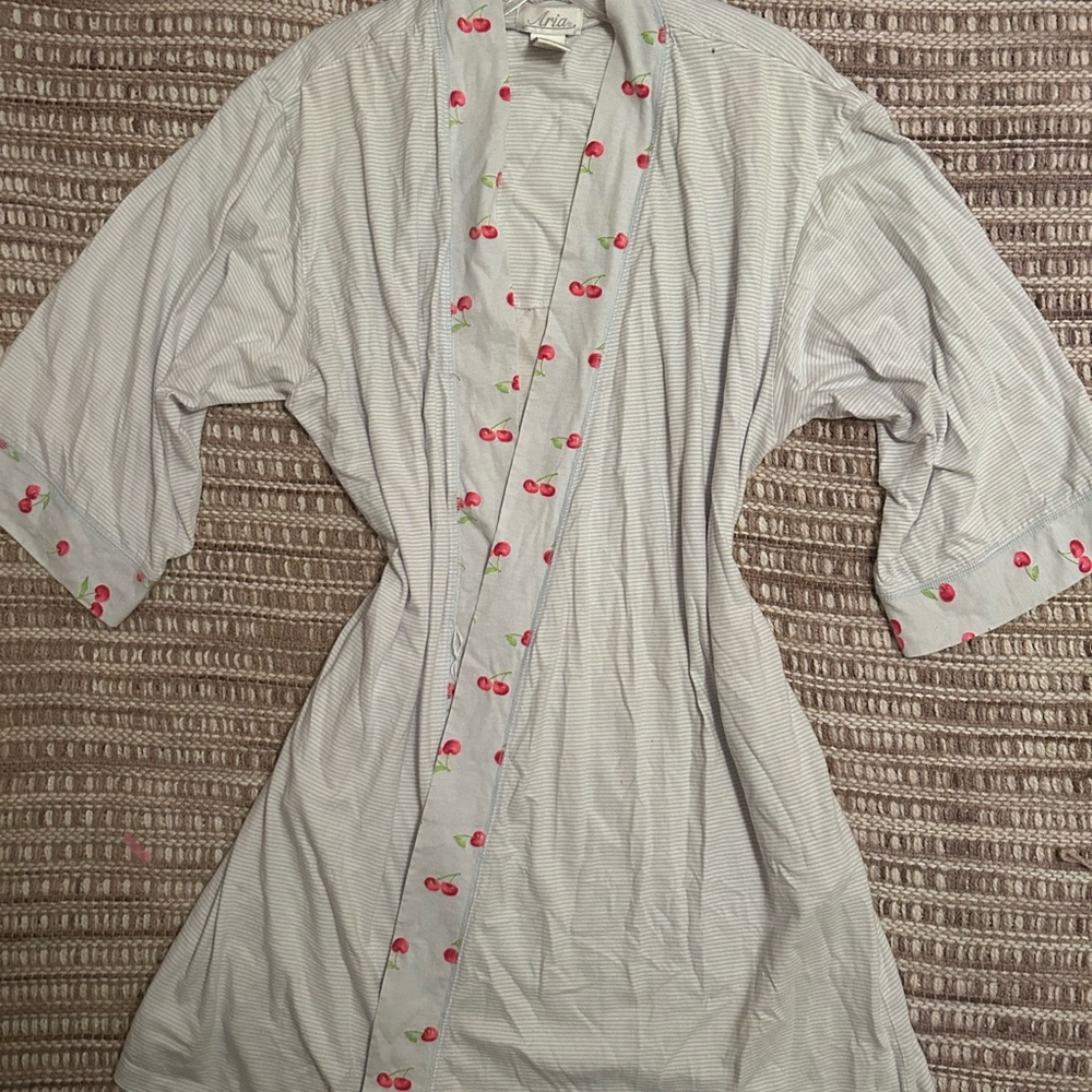 Aria Cherry Patterned Robe